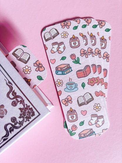 Cosy Pattern Handmade Bookmark