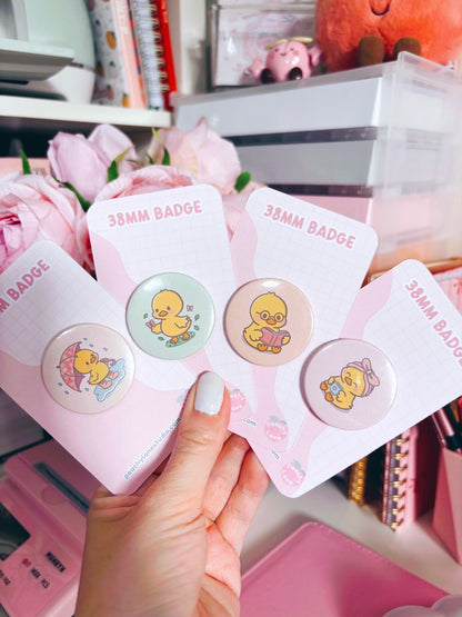 Puddle Days Duck Pin Badge