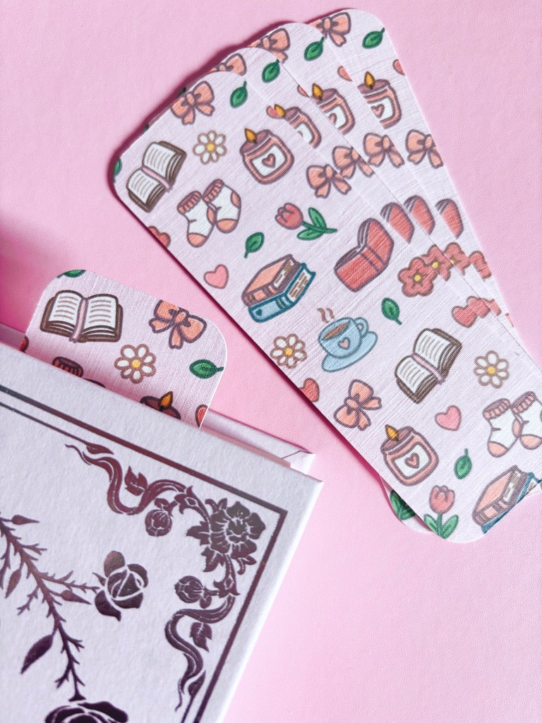 Cosy Pattern Handmade Bookmark