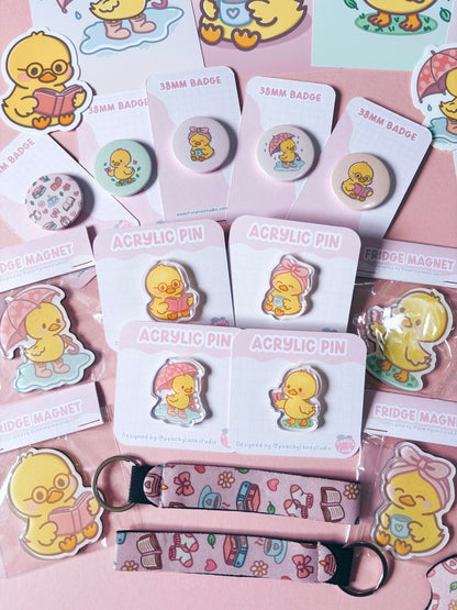Puddle Days Duck Pin Badge