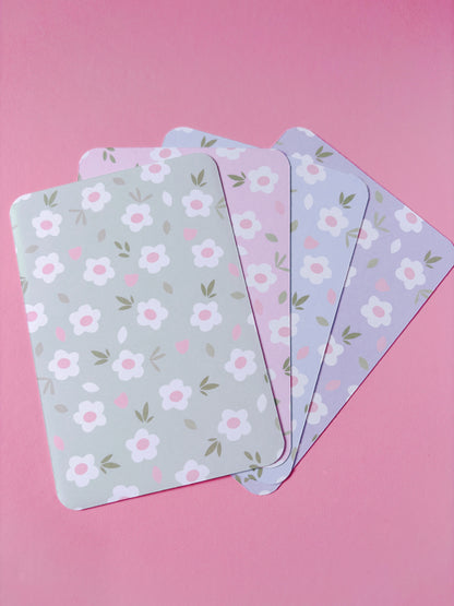 Blue Floral Kindle Insert