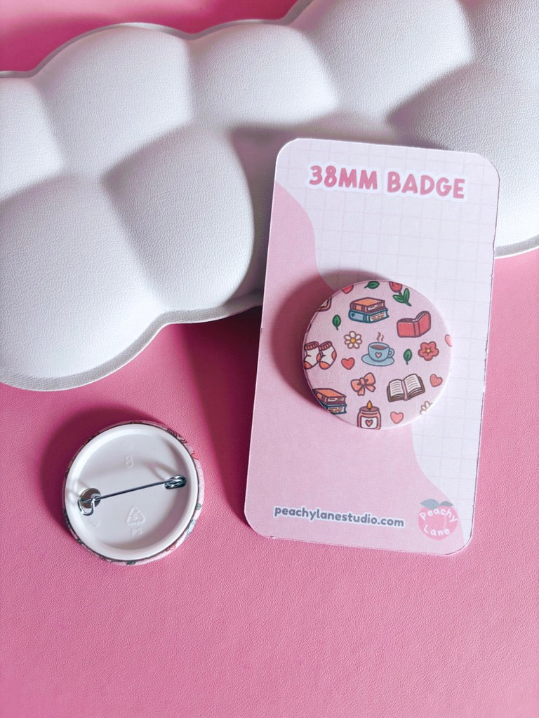 Cosy Pattern Pin Badge