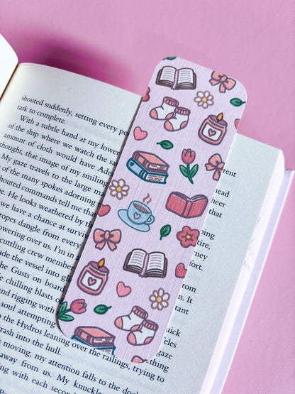 Cosy Pattern Handmade Bookmark