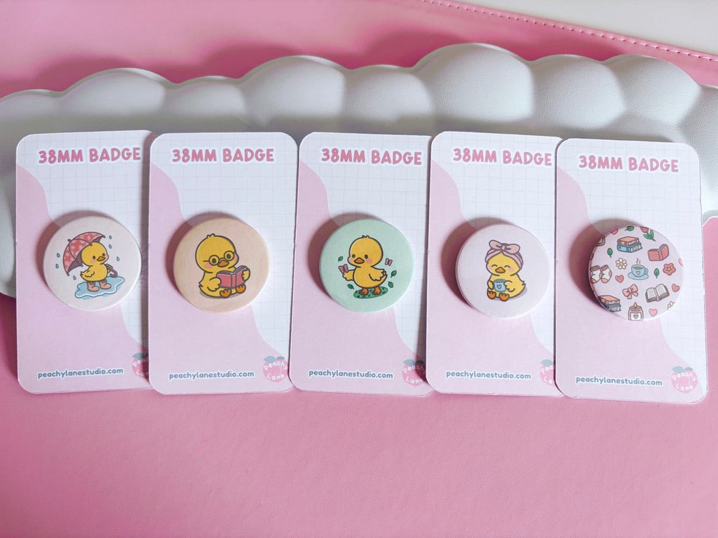 Cosy Pattern Pin Badge