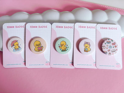 Cosy Pattern Pin Badge