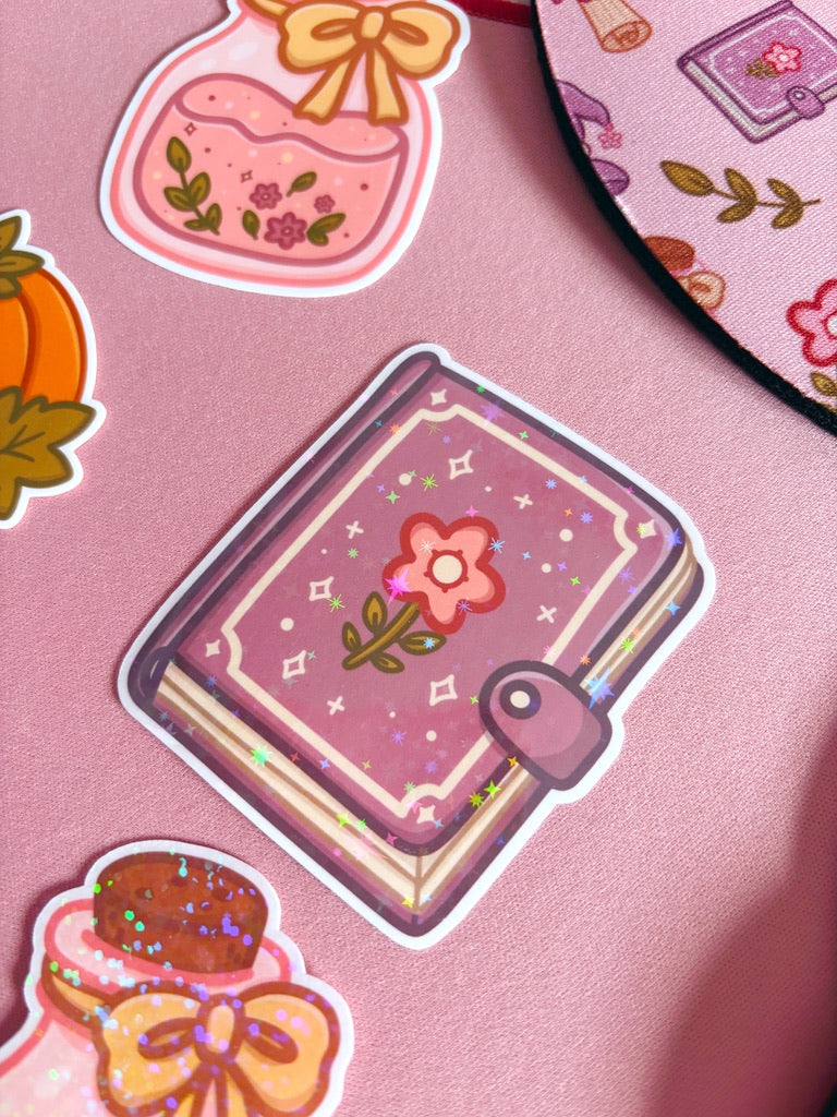 Witch Journal Holographic Stars Vinyl Sticker