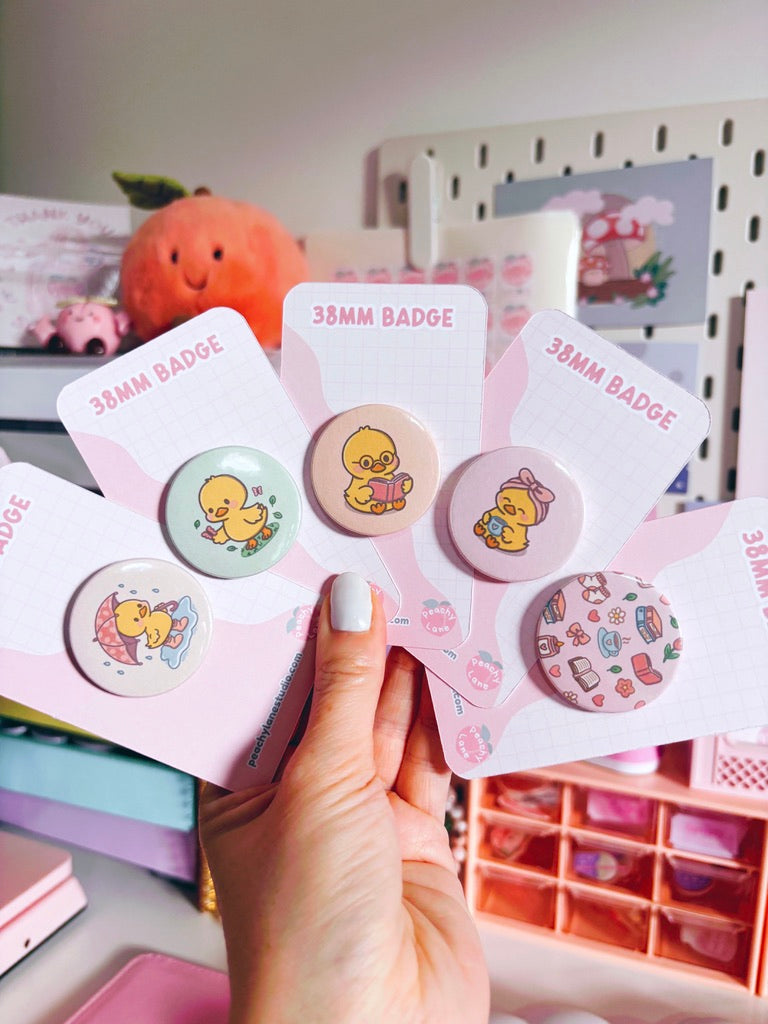 Cosy Pattern Pin Badge