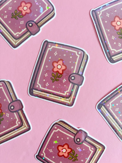 Witch Journal Holographic Stars Vinyl Sticker