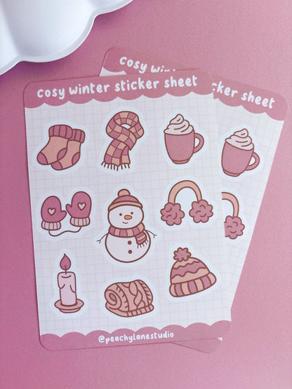 Cosy Winter Sticker Sheet