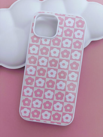 Retro Pink Flowers Phone Case