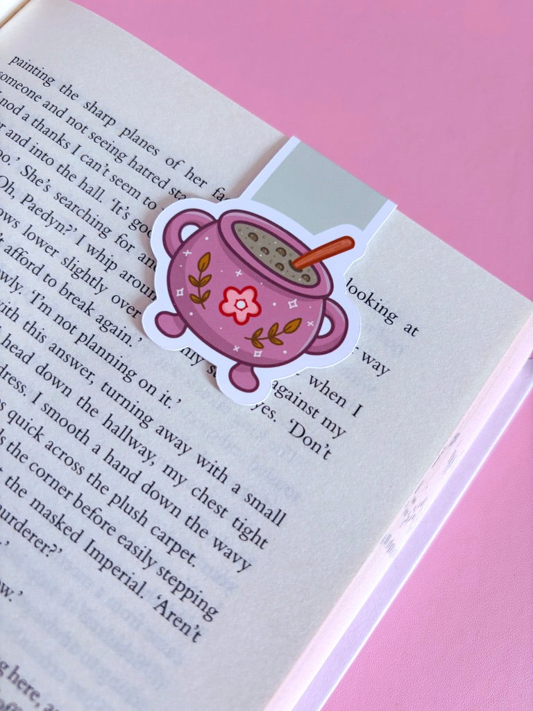 Witch Cauldron Magnetic Bookmark