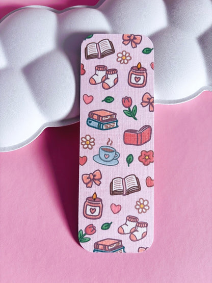 Cosy Pattern Handmade Bookmark