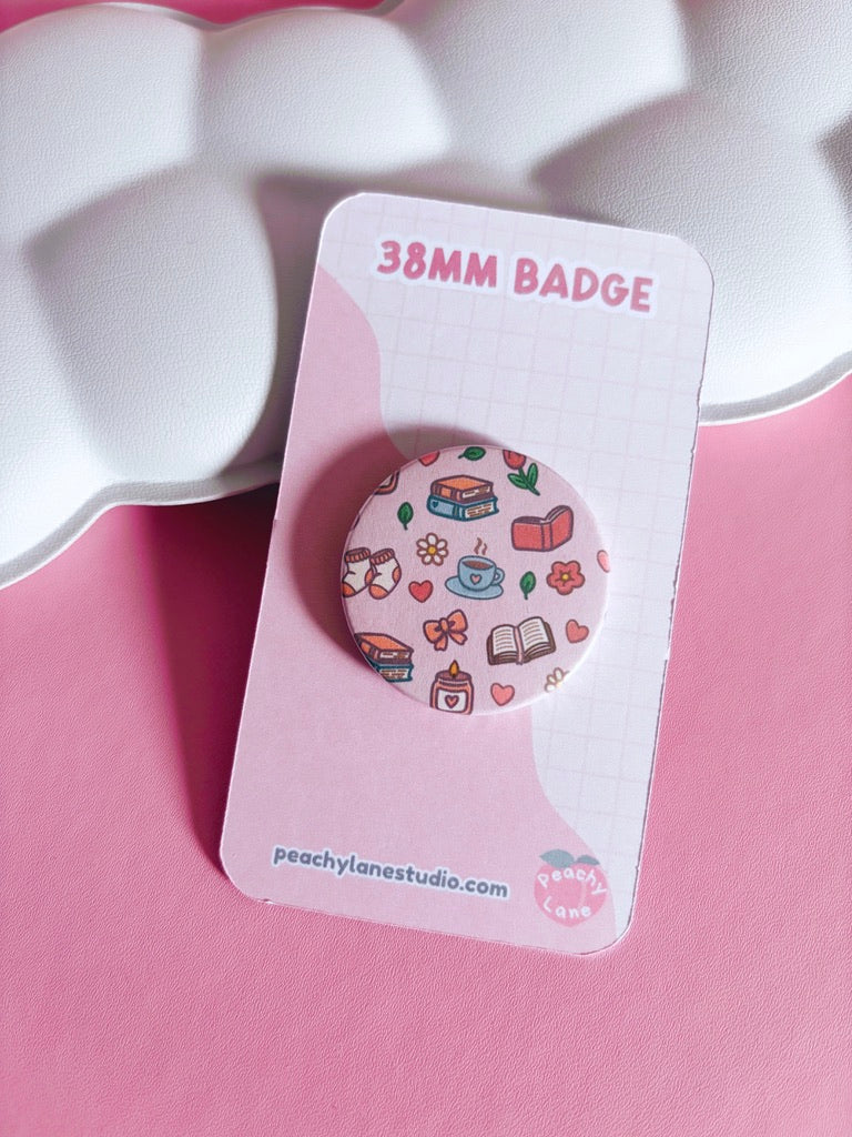 Cosy Pattern Pin Badge