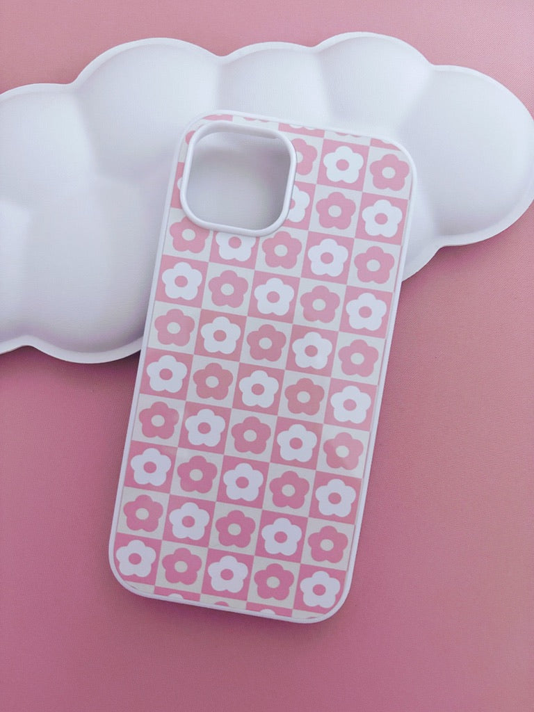 Retro Pink Flowers Phone Case