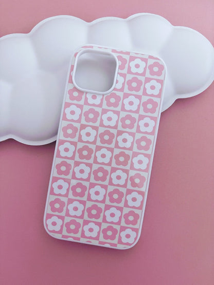 Retro Pink Flowers Phone Case
