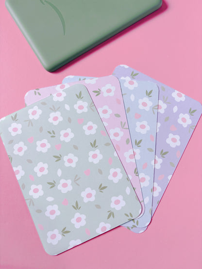 Blue Floral Kindle Insert