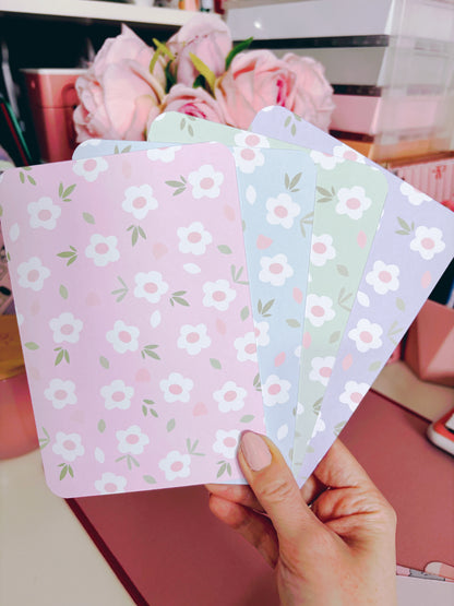 Blue Floral Kindle Insert