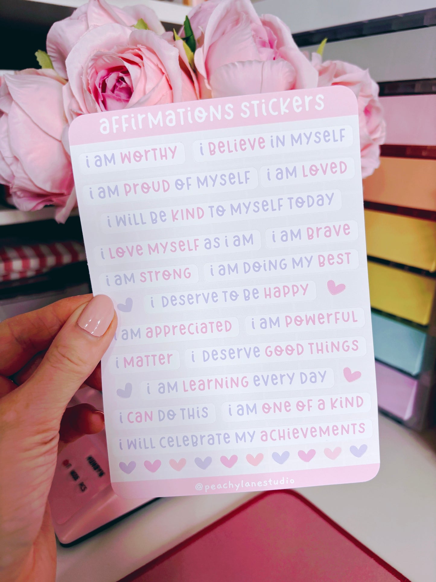Affirmations Sticker Sheet