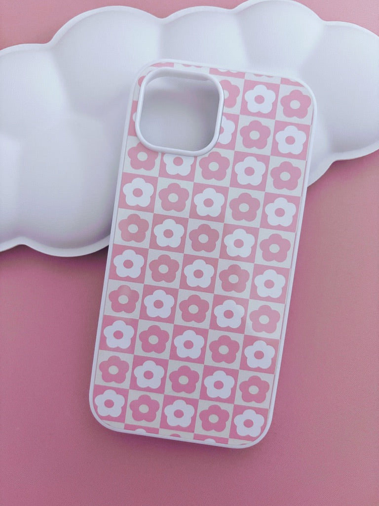 Retro Pink Flowers Phone Case