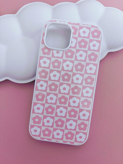 Retro Pink Flowers Phone Case