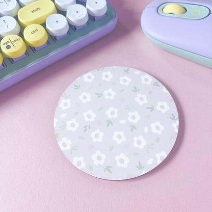 Pink Floral Coaster