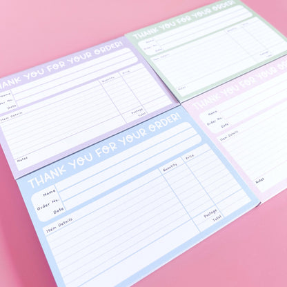 Small Business Invoice Notepad A6