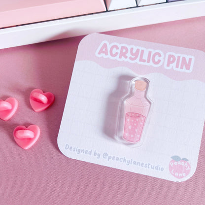 Love Potion Acrylic Pin
