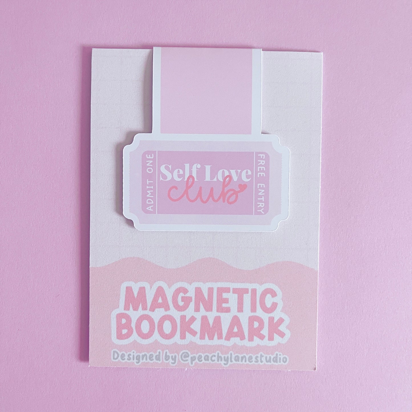 Self Love Club Magnetic Bookmark