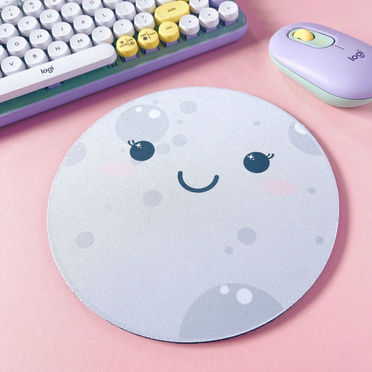 Kawaii Moon Mouse Mat