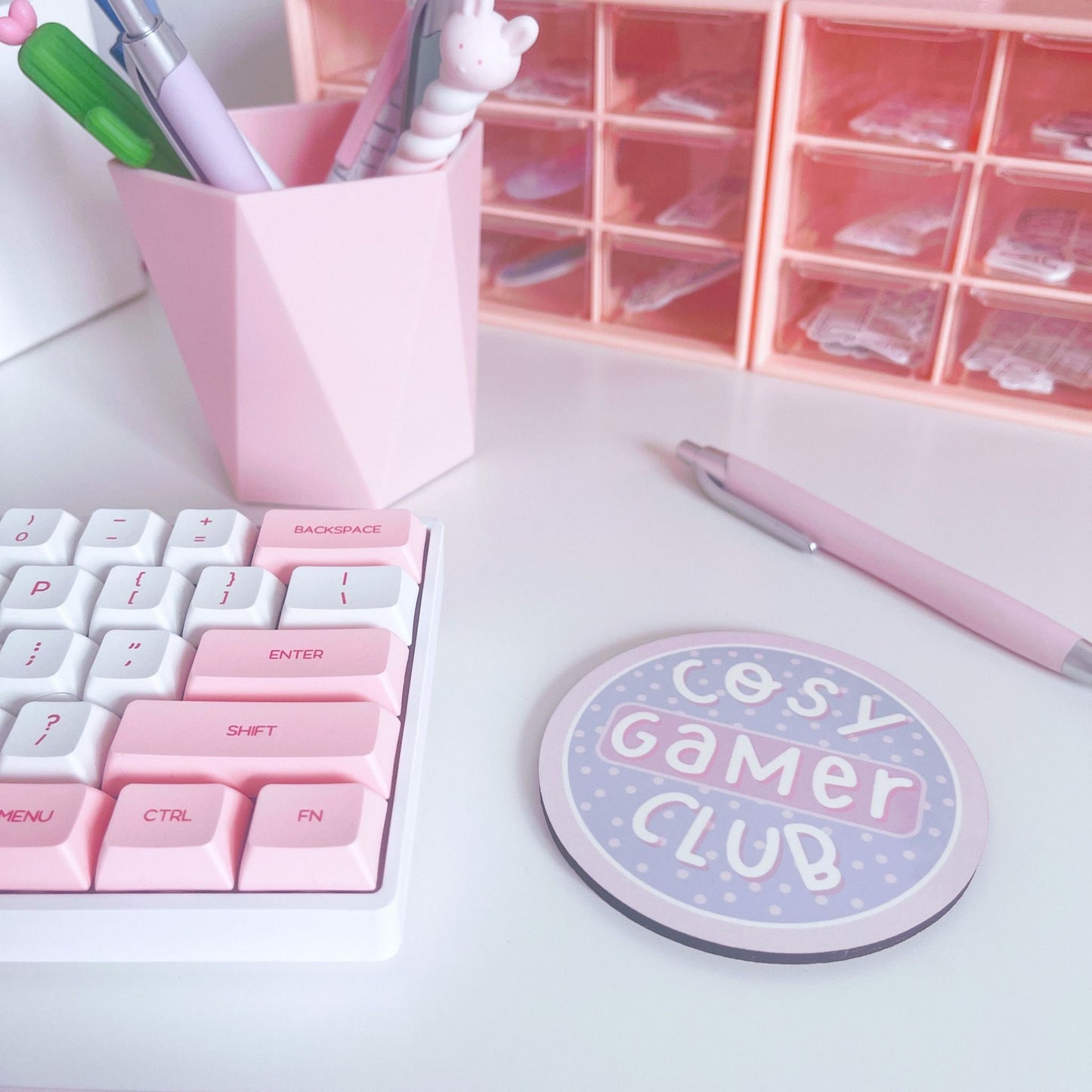 Cosy Gamer Club Coaster