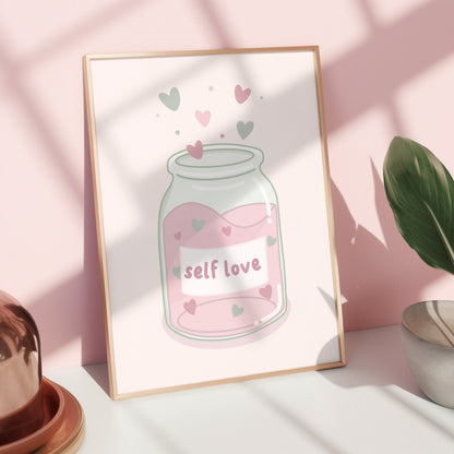 Self Love Jar Print