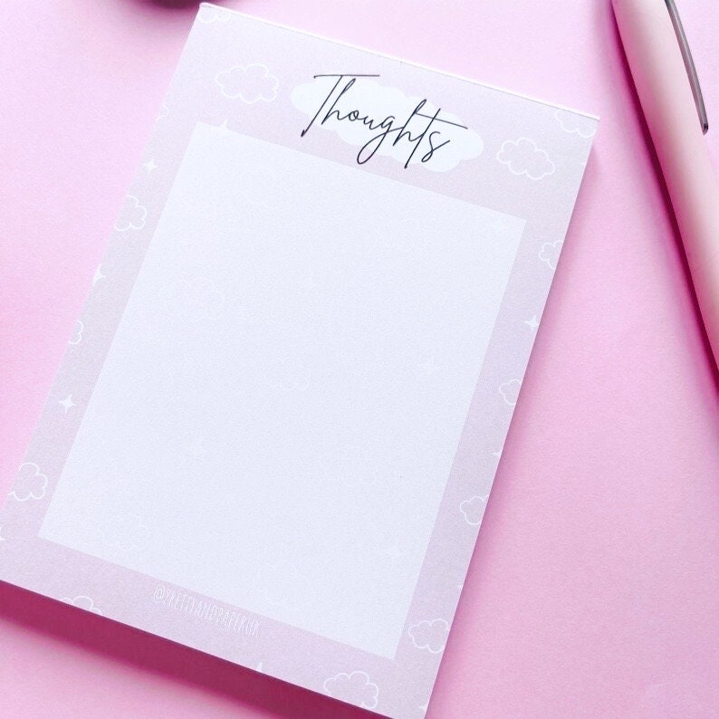A6 Thoughts Notepad