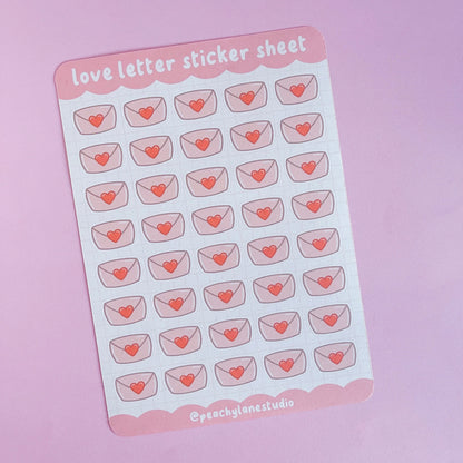 Love Letter Sticker Sheet