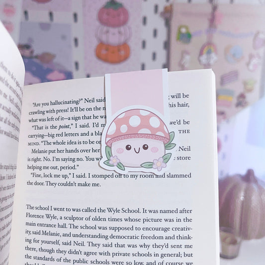 Mushroom Magnetic Bookmark