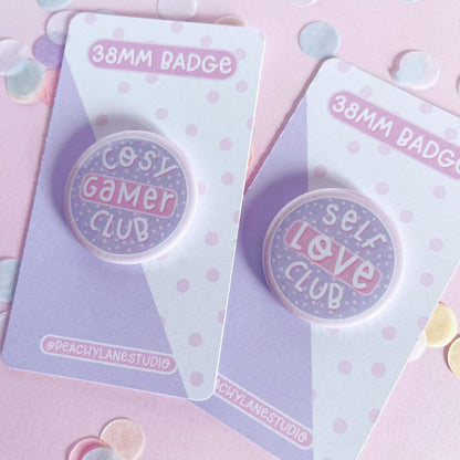 Self Love Club Pin Badge