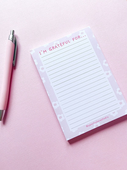 Gratitude Lined A6 Notepad