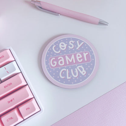 Cosy Gamer Club Coaster