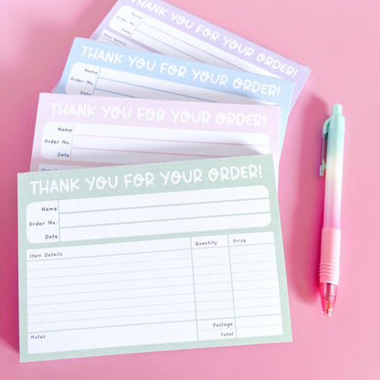 Small Business Invoice Notepad A6