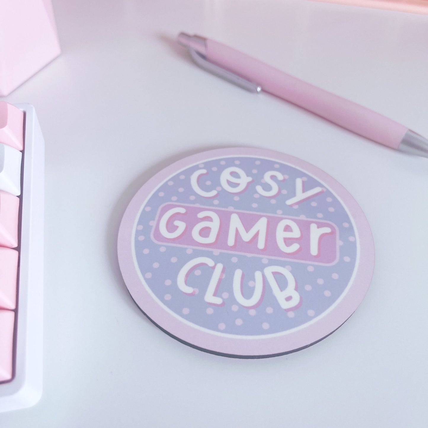 Cosy Gamer Club Coaster