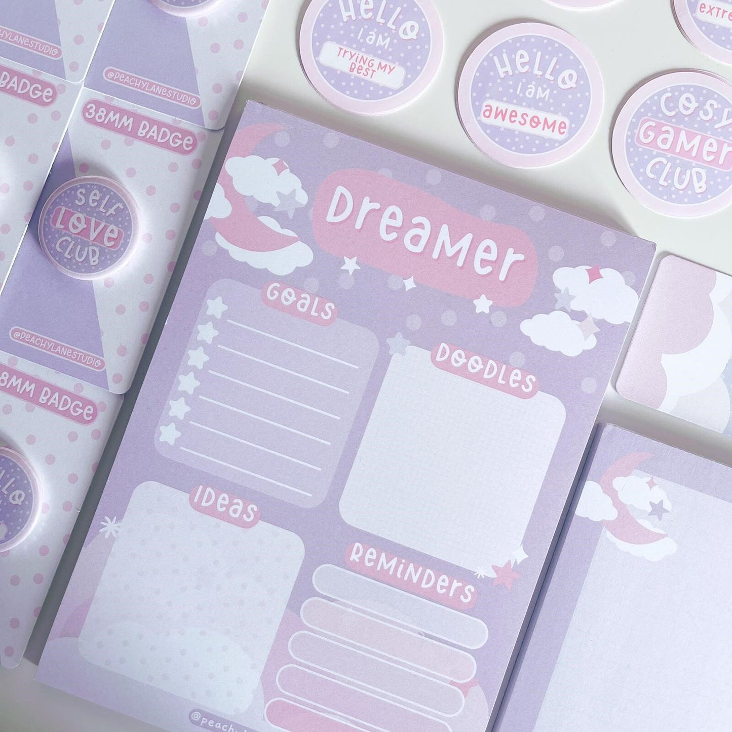 Dreamer A5 Goals and Doodles Notepad