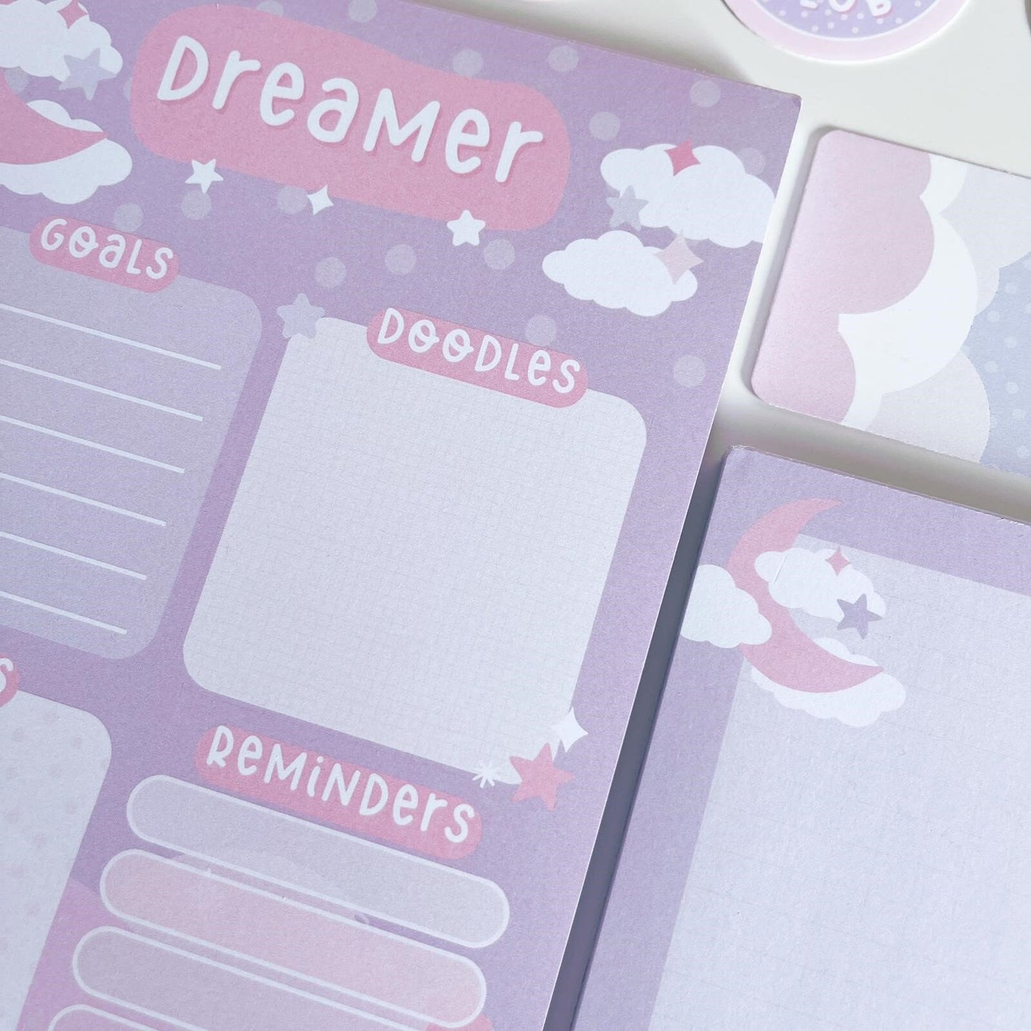 Dreamer A5 Goals and Doodles Notepad