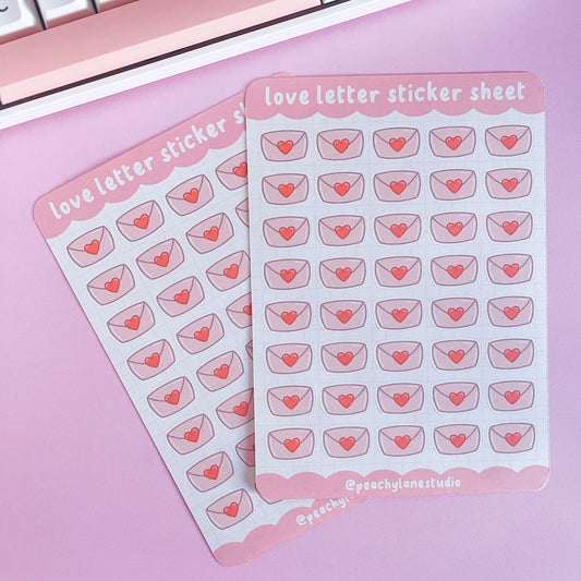 Love Letter Sticker Sheet