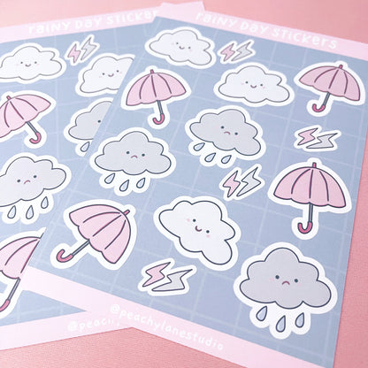 Rainy Day Sticker Sheet