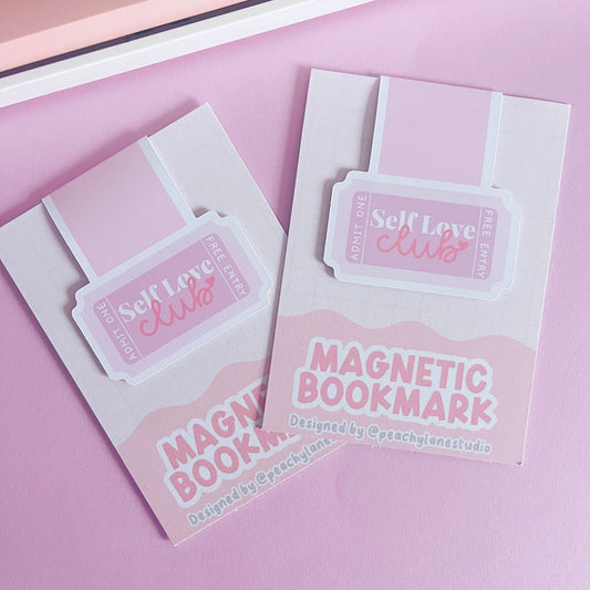 Self Love Club Magnetic Bookmark