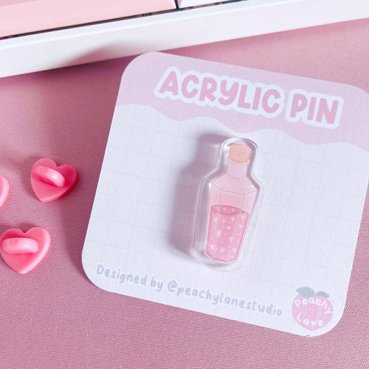 Love Potion Acrylic Pin