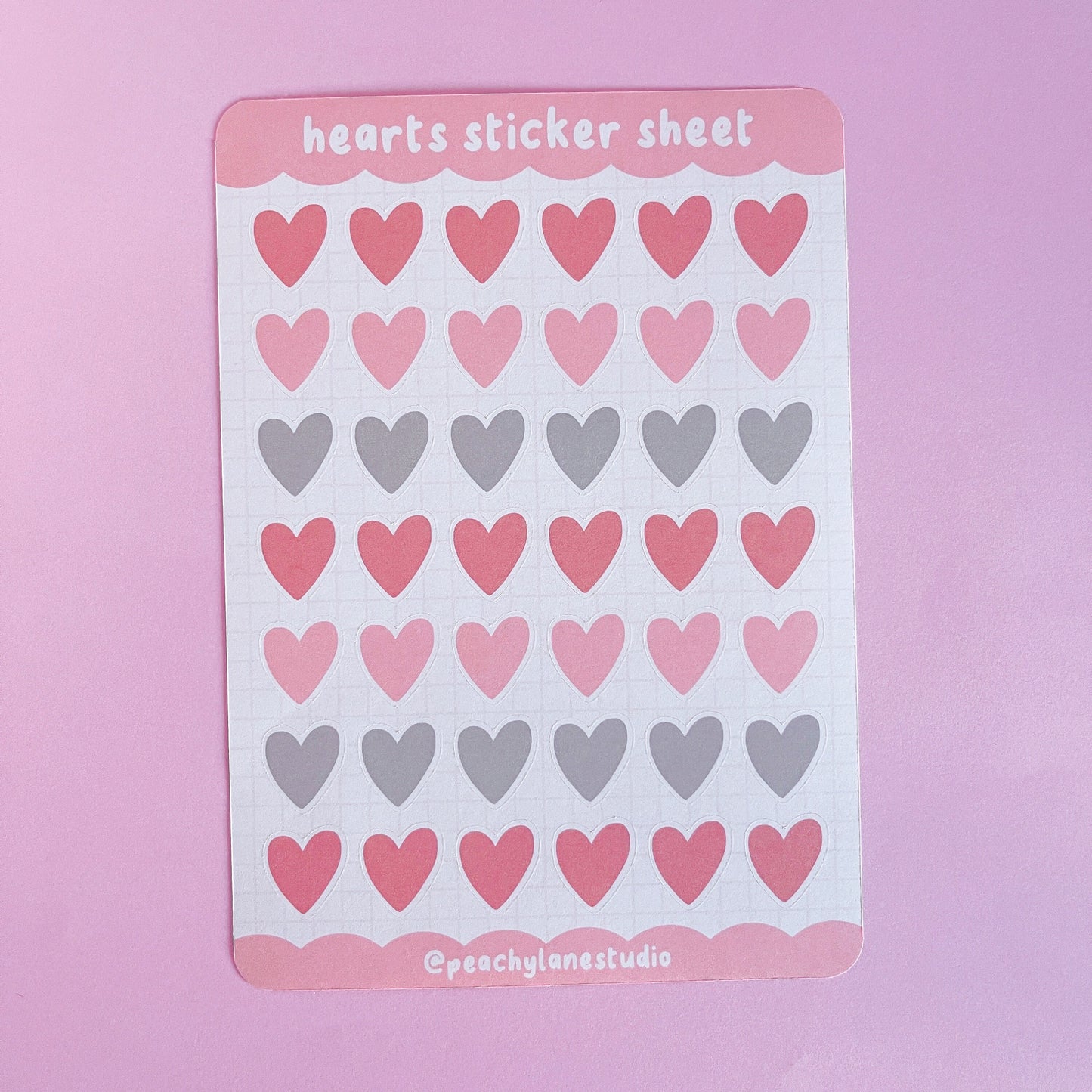 Hearts Sticker Sheet