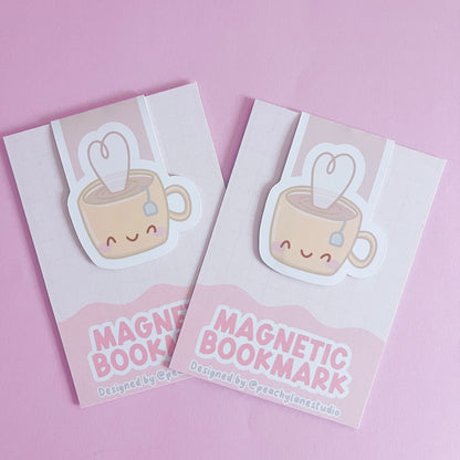 Tea Cup Magnetic Bookmark