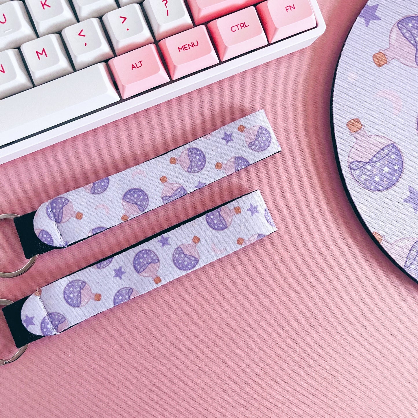 Potion Pattern Wrist Lanyard