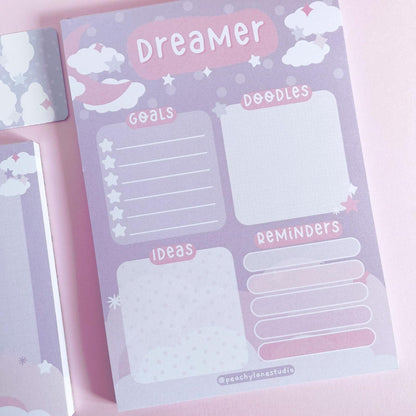 Dreamer A5 Goals and Doodles Notepad
