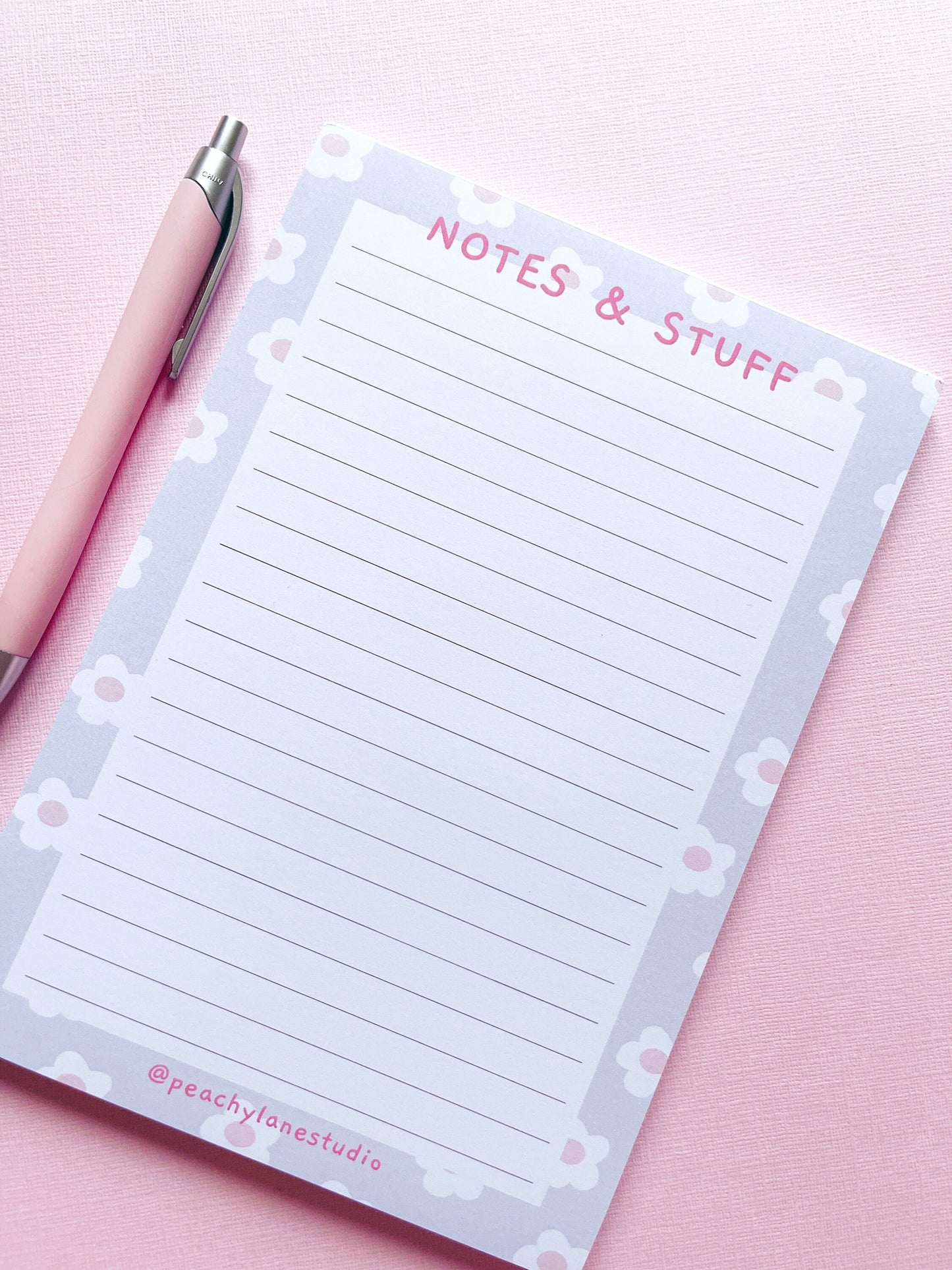 Lined A5 Notepad